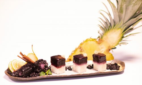 Gâteau-de-riz-au-lait-de-coco-et-chicha-morada Gâteau-de-riz-au-lait-de-coco-et-chicha-morada